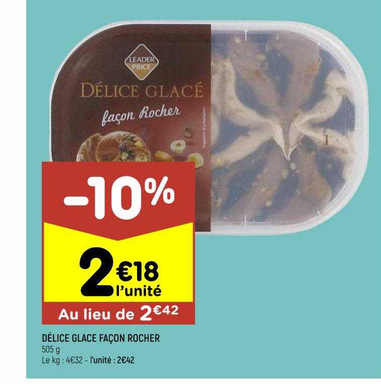 délice glace façon rocher