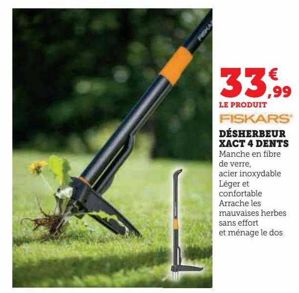 désherbeur xact 4 dents