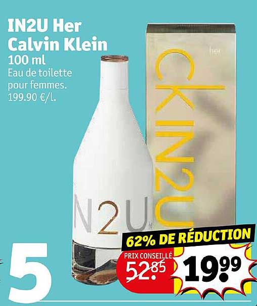 eau de toilette pour femmes in2u her calvin klein