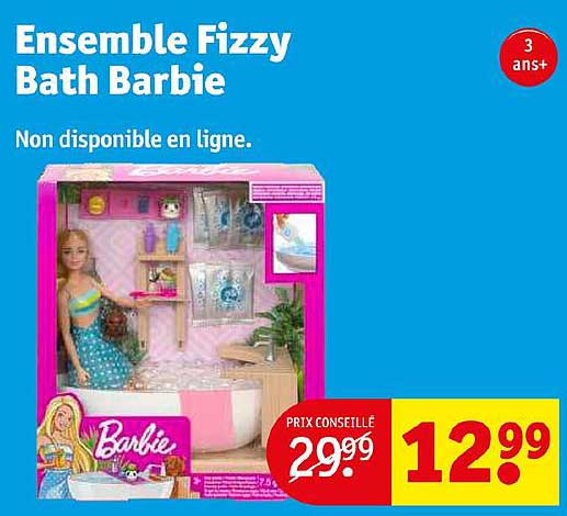 Ensemble Fizzy Bath Barbie