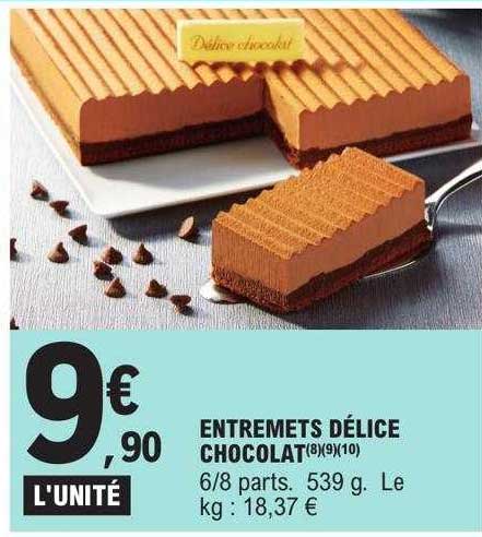 Entremets Délice Chocolat