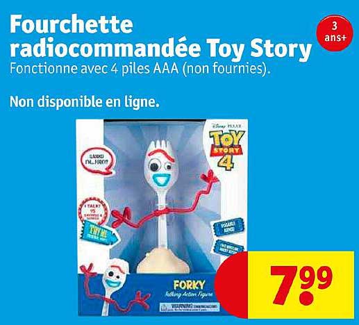 fourchette radiocommandée toy story
