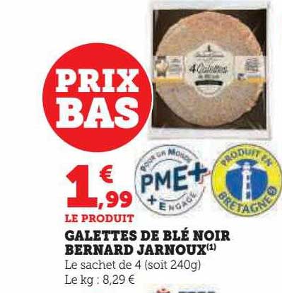 galettes de blé noir bernard jarnoux