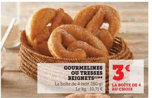 gourmelines ou tresses beignets
