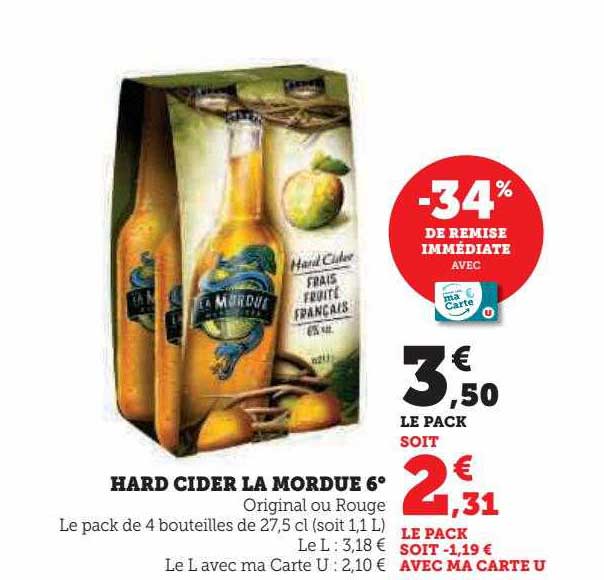 hard cider la mordue 6°