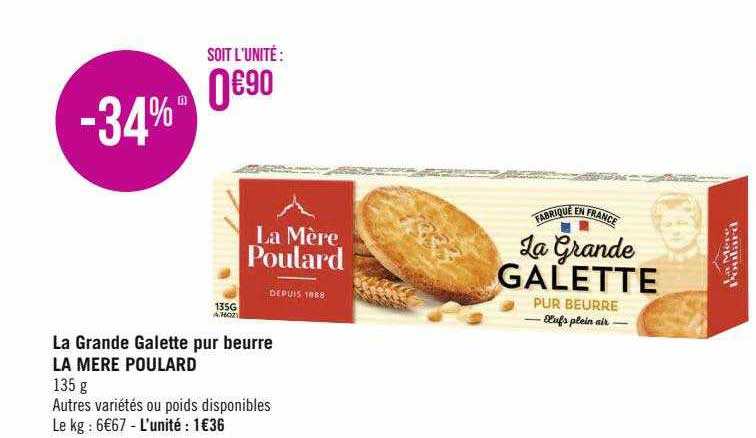 la grande galette pur beurre la mère poulard