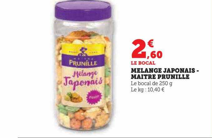 mélange japonais - maître prunille