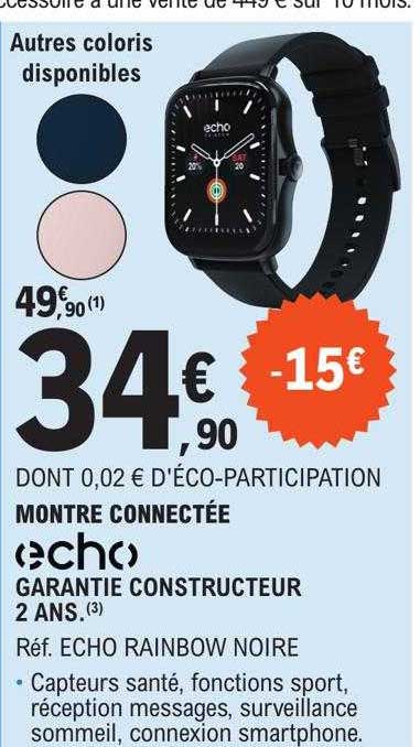 montre connectée echo
