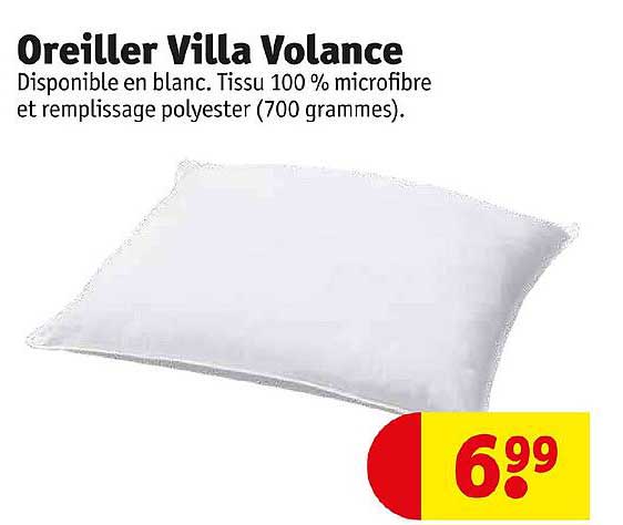 oreiller villa volance