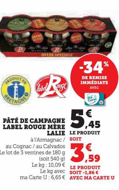 pâté de campagne label rouge mère lalie