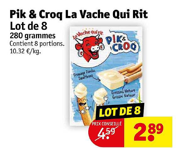 pik & croq la vache qui rit