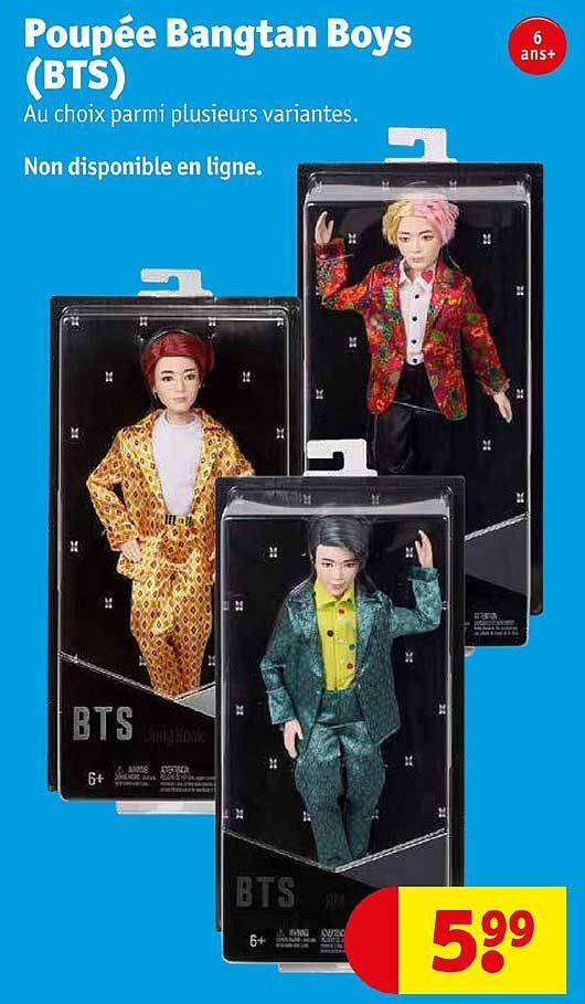 poupée bangtan boys (bts)