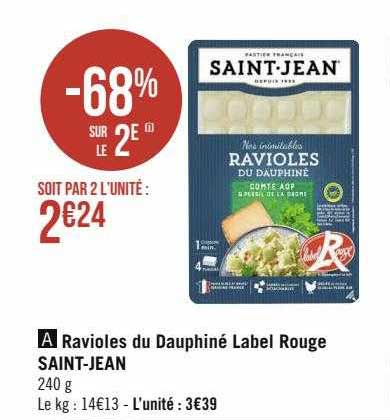 ravioles du dauphiné label rouge saint-jean