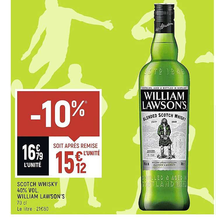 scotch whisky 40% vol. william lawson's