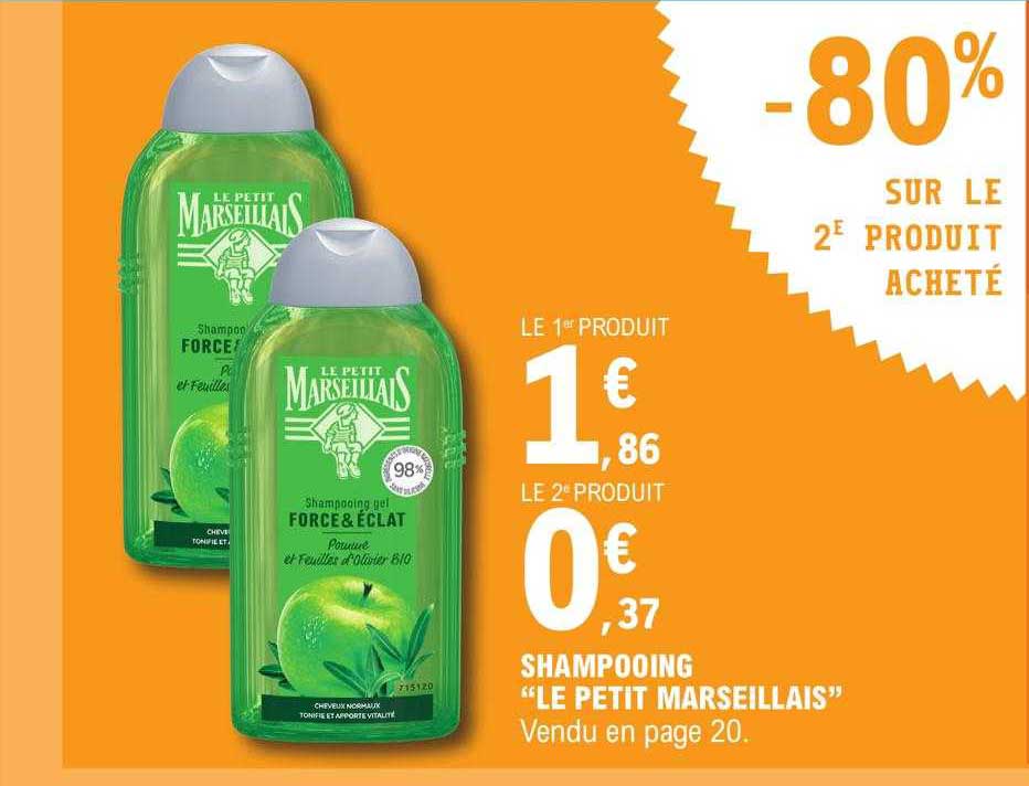Shampooing "le Petit Marseillais"