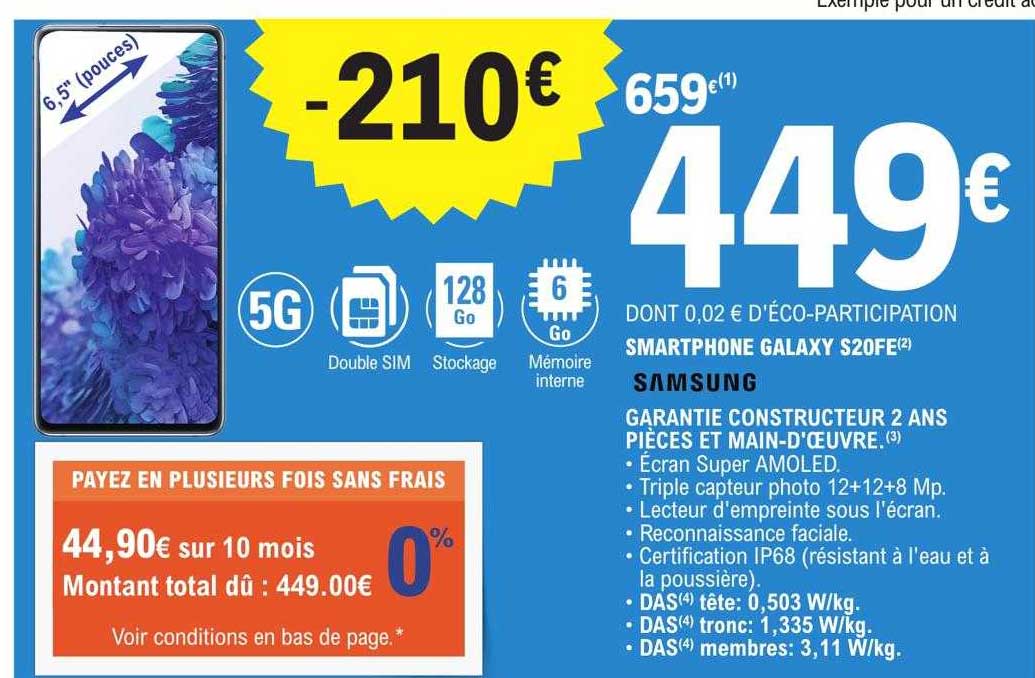 smartphone galaxy s20fe samsung