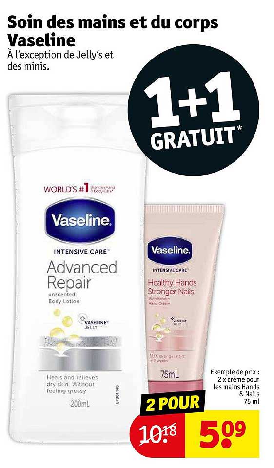 Soin Des Mains Et Du Corps Vaseline