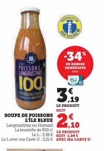 soupe de poissons l'île bleue