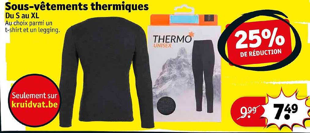 Sous-vêtements Thermiques