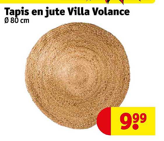 tapis en jute villa volance