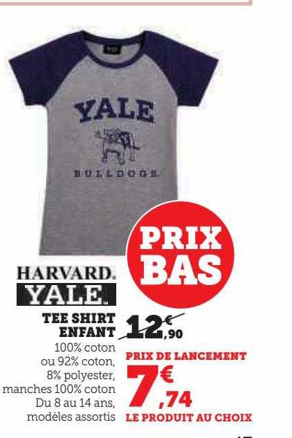 Tee-shirt Enfant Harvard