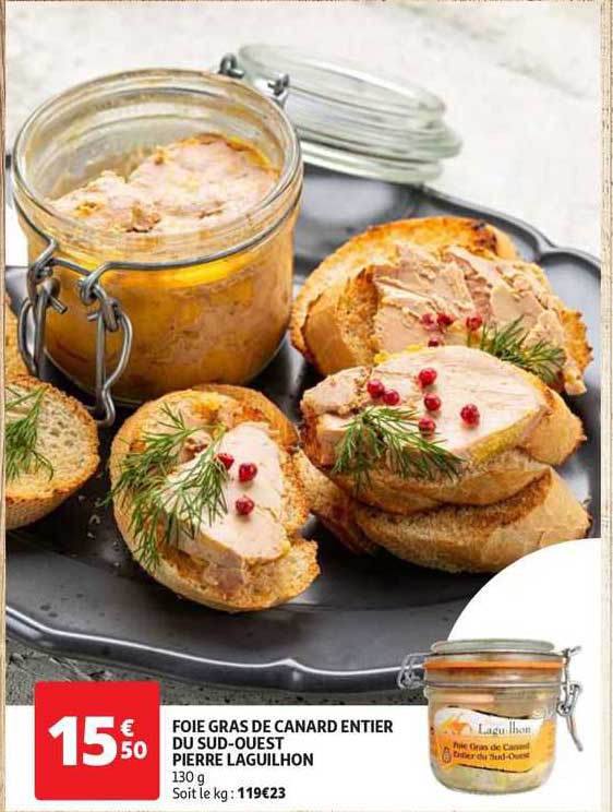 foie gras de canard entier du sud-ouest pierre laguilhon