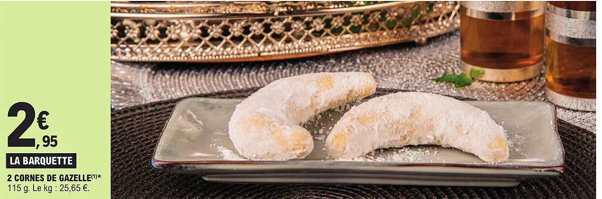2 cornes de gazelle