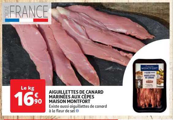 Aiguillettes De Canard Marinées Aux Cèpes Maison Montfort