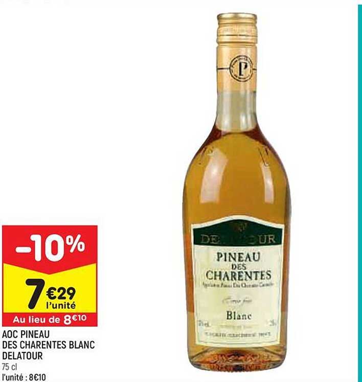 aoc pineau des charentes blanc delatour