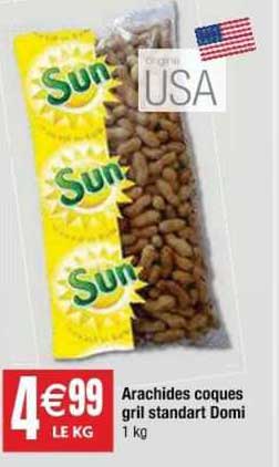 arachides coques gril standard domi sun