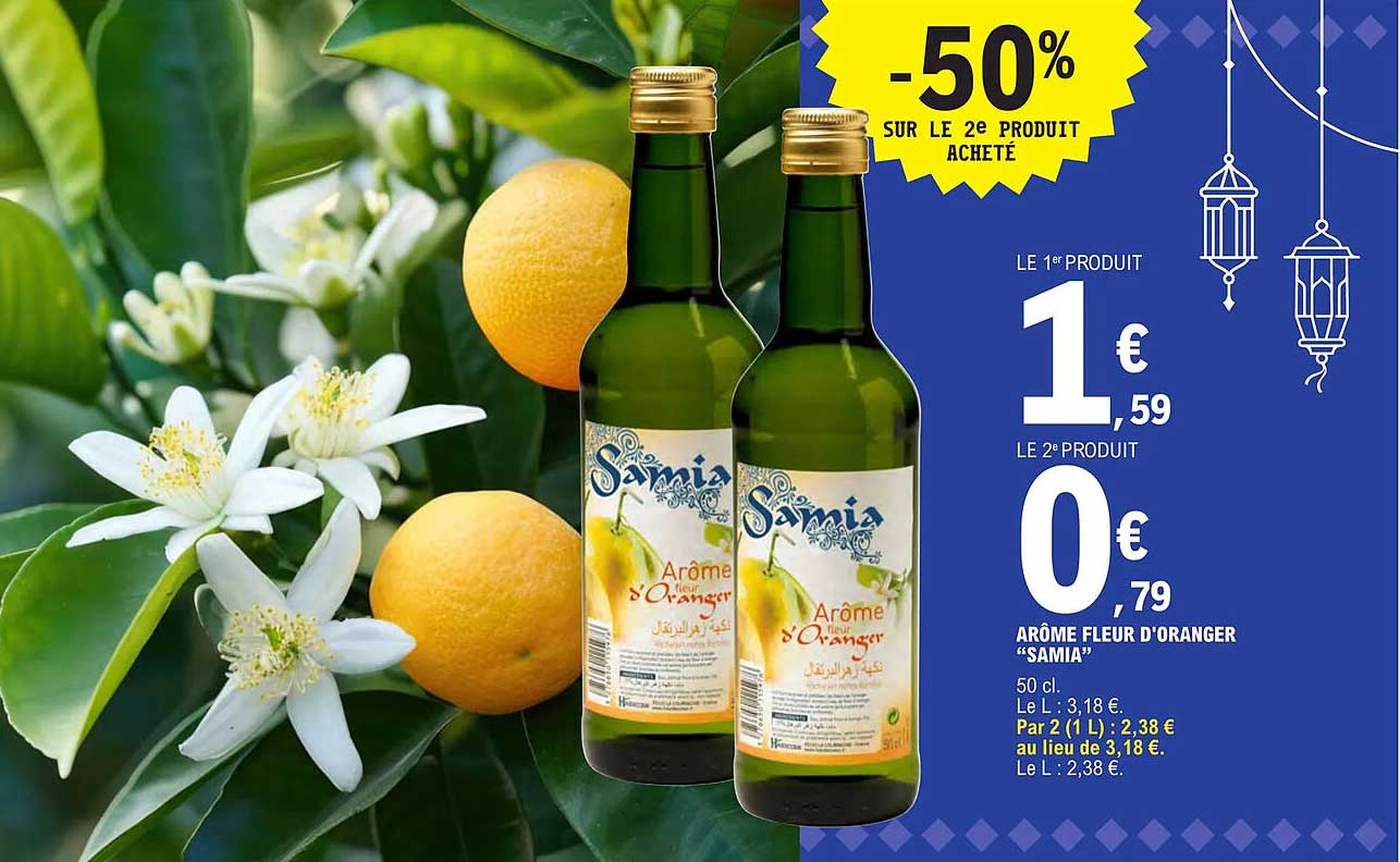 arôme fleur d'oranger "samia"