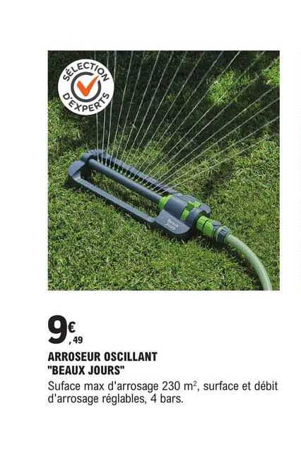 arroseur oscillant "beaux jours"