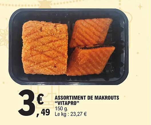 assortiment de makrouts "vitapro"