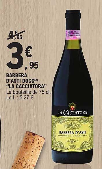 barbera d'asti docg "la cacciatora"