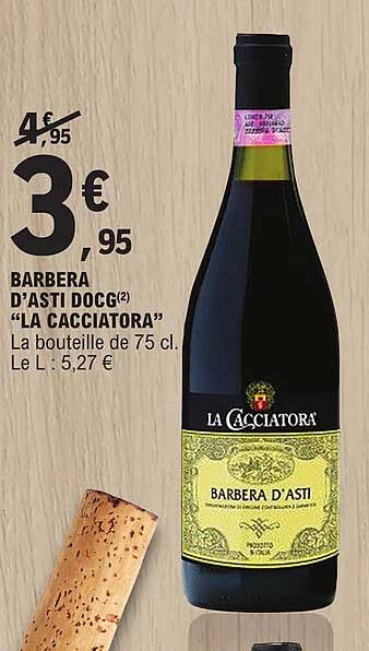 barbera d'asti docg "la cacciatora"