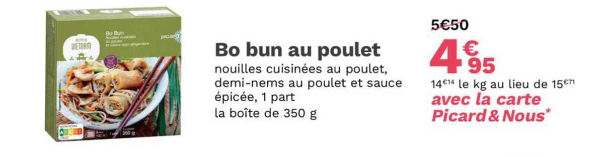 bo bun au poulet