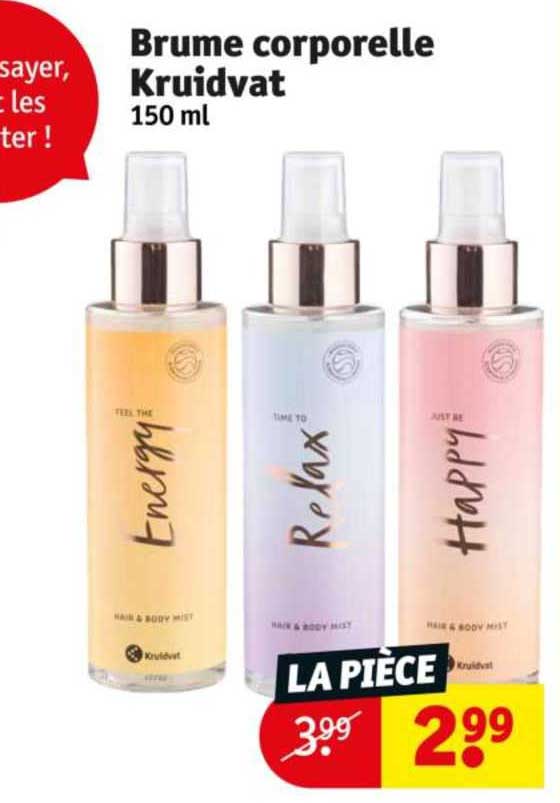 brume corporelle kruidvat