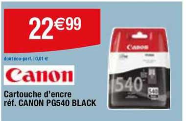 cartouche d'encre réf. canon pg540 black