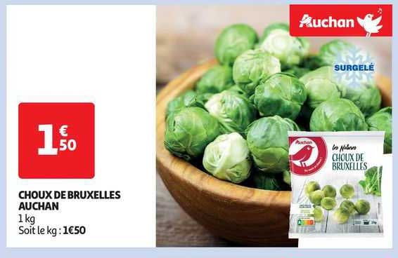 choux de bruxelles auchan