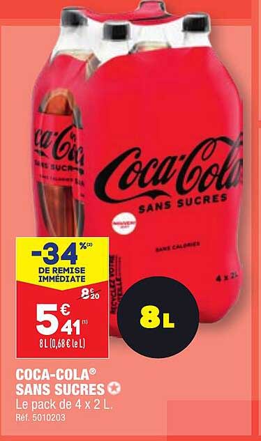 coca-cola sans sucres