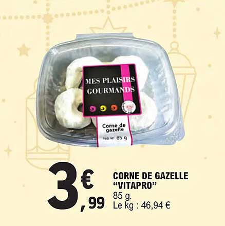 corne de gazelle "vitapro"