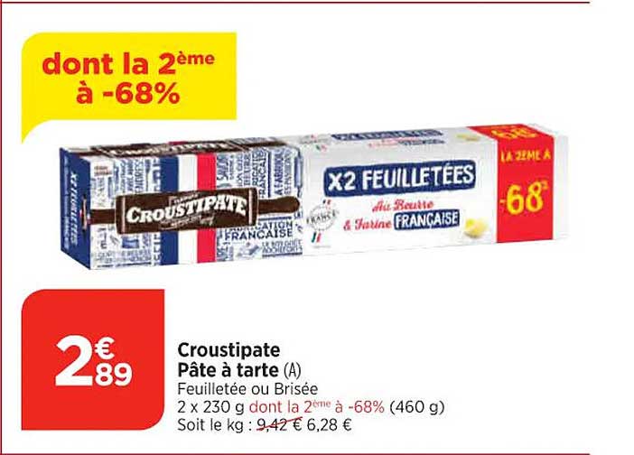 Croustipate Pâte à Tarte