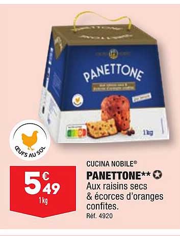 cucina nobile panettone