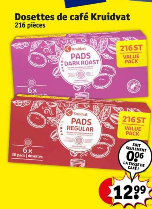Dosettes De Café Kruidvat