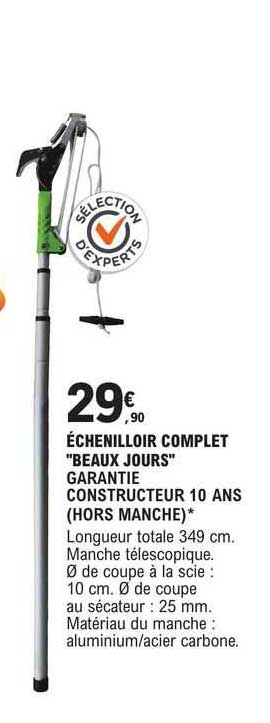 échenillor complet "beaux jours"