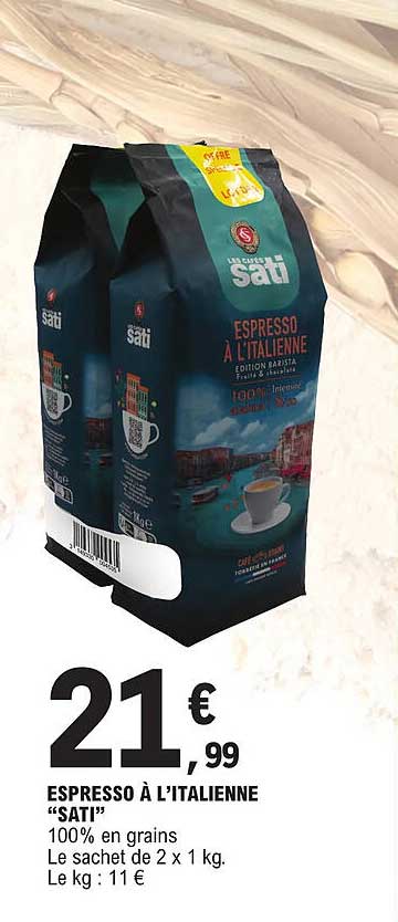 espresso à l'italienne "sati"