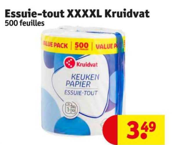 essuie-tout xxxxl kruidvat