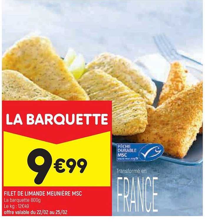 Filet De Limande Meunière Msc