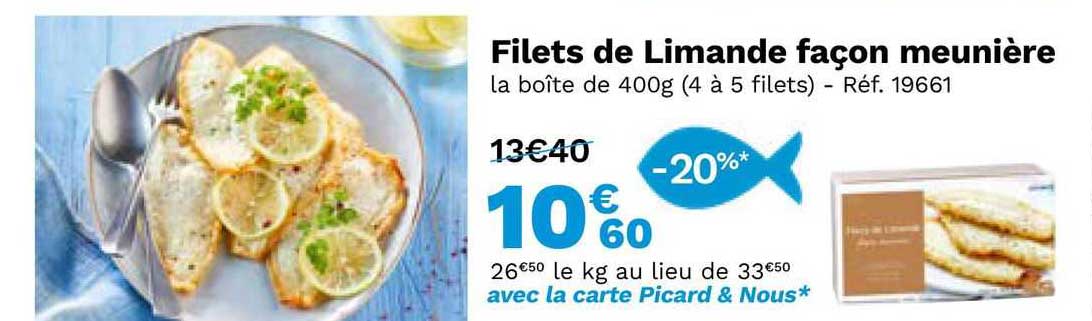 filets de limande façon meunière