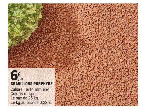 gravillon porphyre